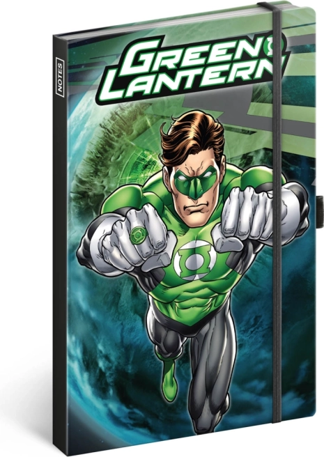 Green Lantern-notitieboek met harde kaft en gelinieerde pagina’s