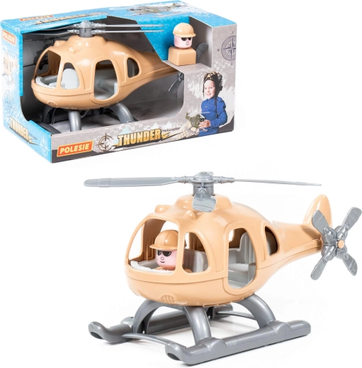 Polesie Thunder safari militaire helikopter - 1 stuk