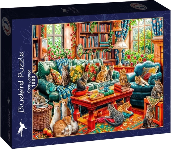 Bluebird puzzel Gezellige woonkamer 1000 stukjes