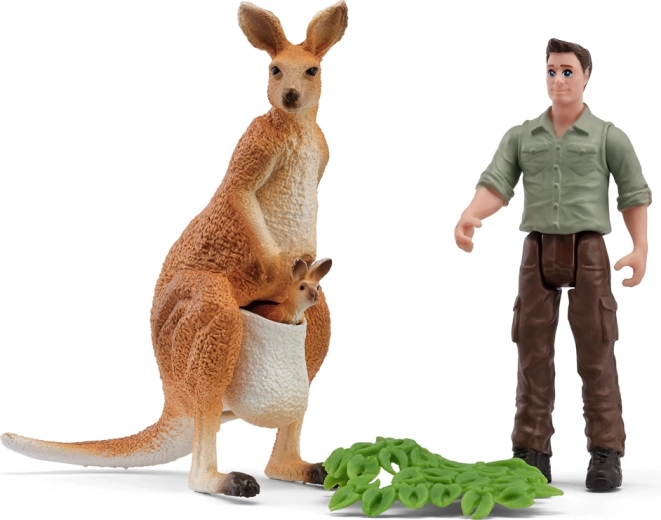 Schleich uitstapje met ranger bij de kangoeroes - 1 stuk