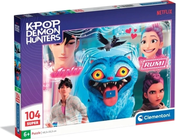 Clementoni puzzel Super K-Pop Demon Hunters 104 stukjes