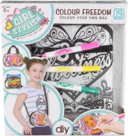 Kleurentas met textielstiften