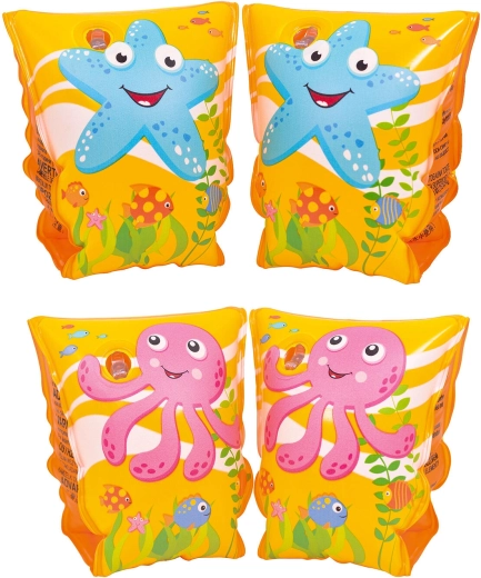 Opblaasbare zwembandjes voor kinderen 23 × 14 cm – mix van motieven