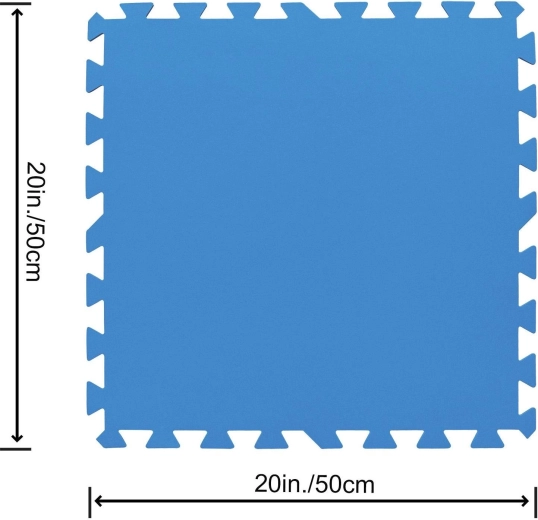 Beschermende onderlegger voor zwembad BESTWAY 50 × 50 cm