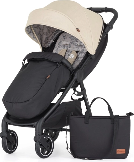 Petite&Mars sportieve wandelwagen Royal3 Black Sahara Beige