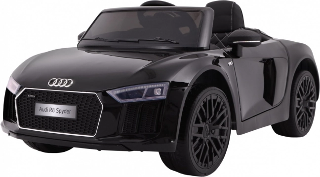 Elektrische kinderauto Audi R8 Spyder zwart
