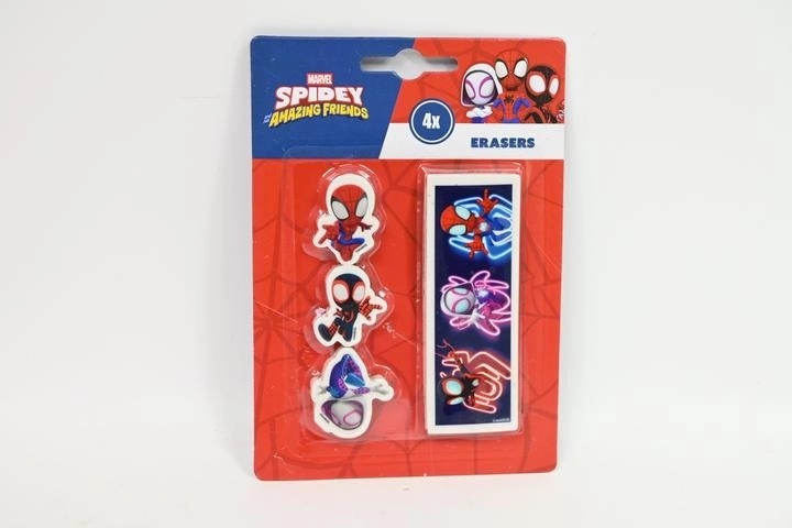 Gum Spidey en zijn geweldige vrienden – set van 4 stuks
