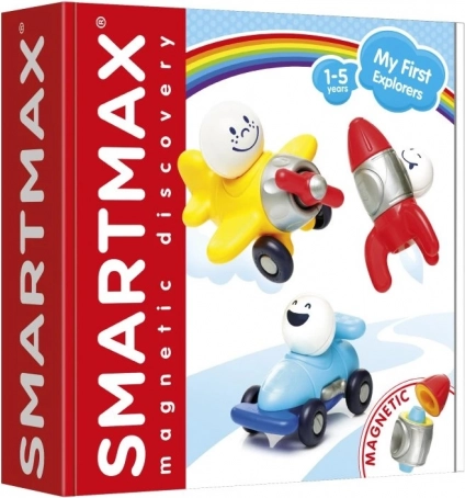 SmartMax Moji eerste avonturiers – magnetische bouwset voor kinderen (16 stuks)