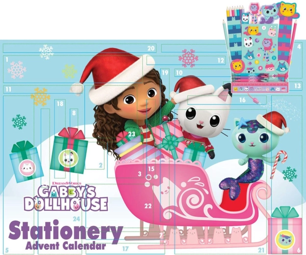 Papieren adventskalender Gábi's Dollhouse