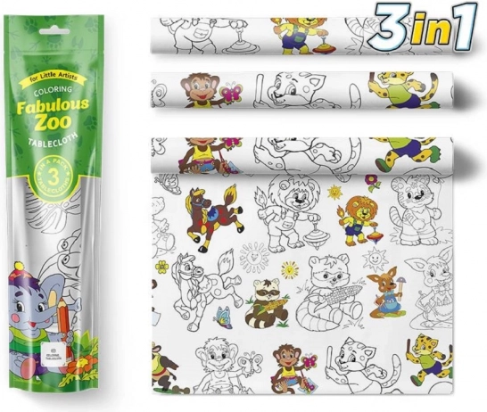 Kleurtafellakens Pexi - Sensationele Zoo