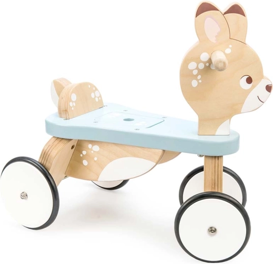 Le Toy Van houten loopauto hertje - 1 stuk