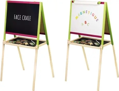 Jeujura houten multifunctioneel creatief bord met accessoires 56 × 43 cm
