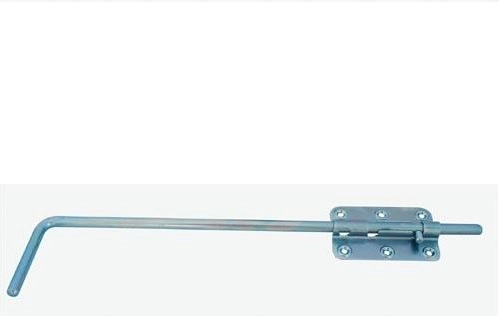 Lange deurgrendel 400 mm, verzinkt