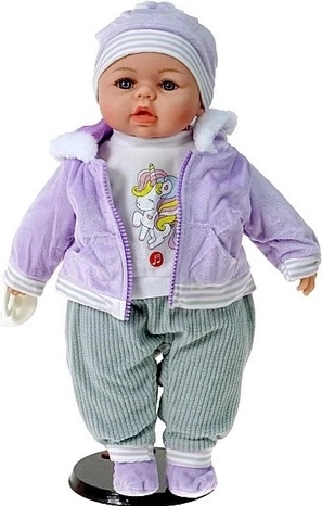 Babypop met Tsjechisch geluid 45 cm