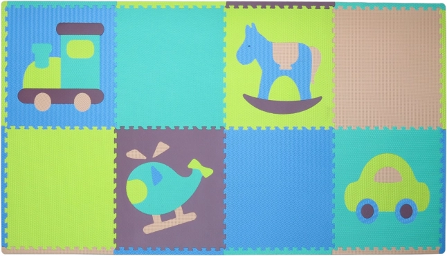 Schuimpuzzel jongensspeelgoed met randen