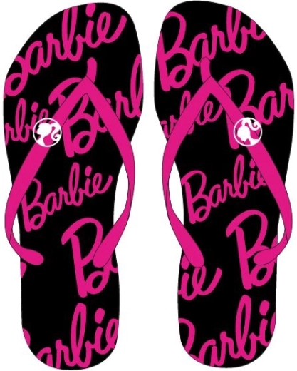 Barbie damesbadslippers (instappers) 36–41 - 1 stuk