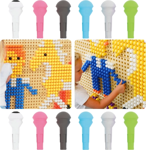 Masterkidz gekleurde pinnetjes voor STEM-manipulatieborden – 512 stuks