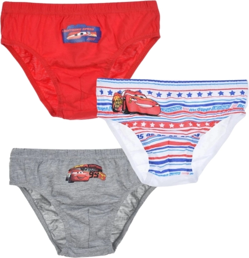 Disney Pixar Cars jongens katoenen slips – set van 3 stuks