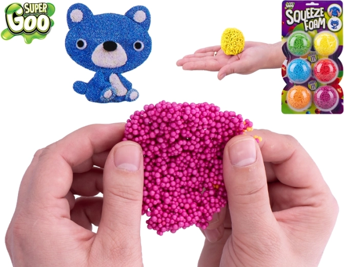 Super Goo schuimende boetseerklei – set van 6 kleuren