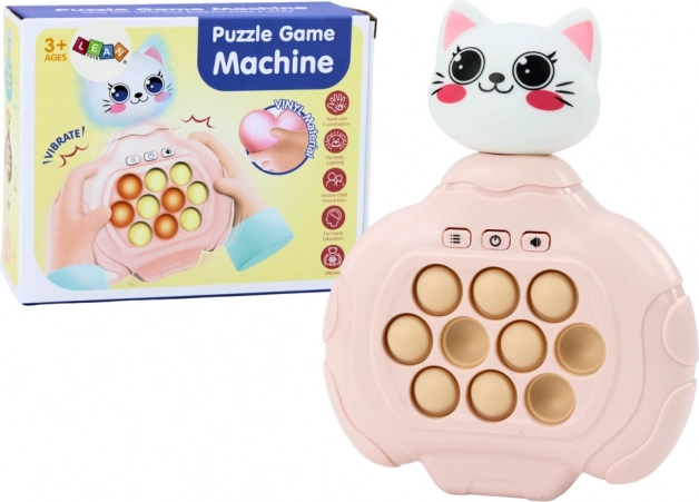 Spel Pop-It Kittens Roze Console Vaardigheidspad Sensorische Trillingen