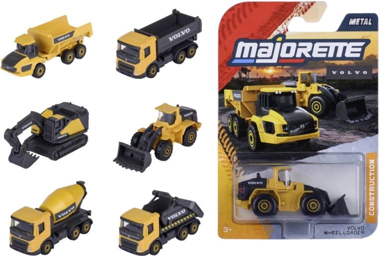 Majorette Volvo Premium bouwvoertuig - 1 stuk