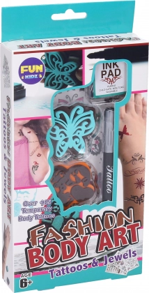Mini tatoeageset voor kinderen