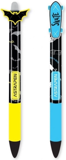 Uitwisbare pen ASTRA Oops! Skate & Bats, 1 st (mix kleuren)