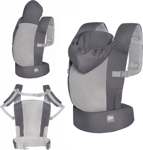 Kinderkraft ergonomische draagzak Carrybee – Grijs
