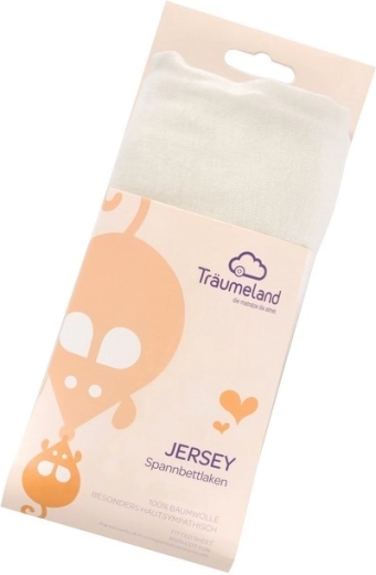 Träumeland jersey-hoeslaken 40 × 90 cm mint