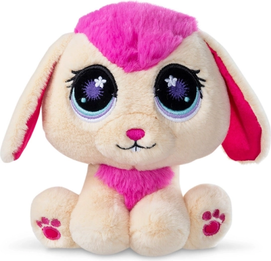 Hasbro Littlest Pet Shop pluchen konijntje 16 cm - 1 stuk