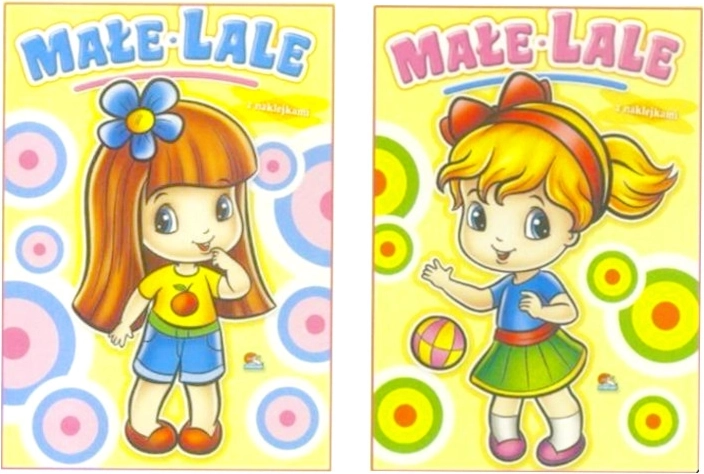 Kleurboek voor meisjes met stickers Kleine Lale