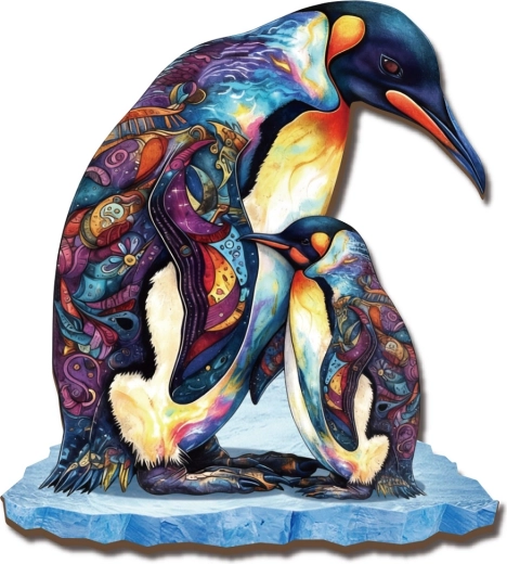 2Kids Toys houten puzzel pinguïns