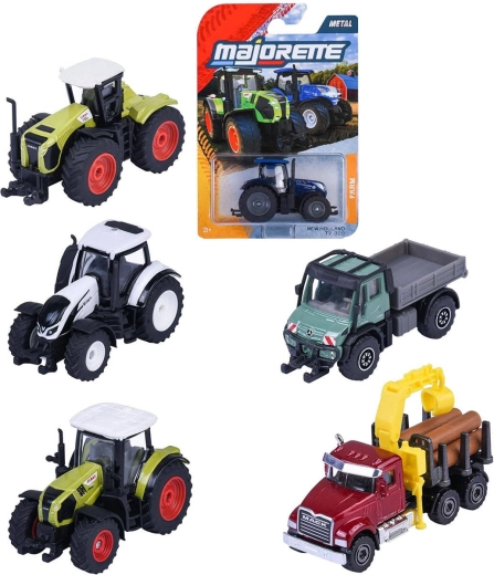 Majorette metalen landbouwvoertuig of tractor - 1 stuk