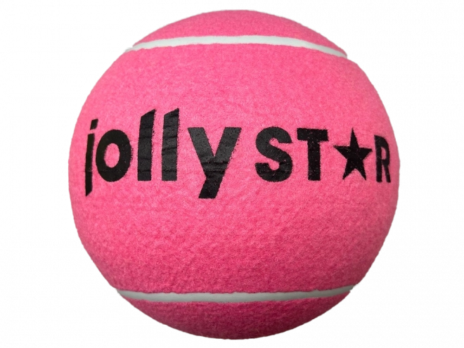 Tennisbal XXL JollyStar roze