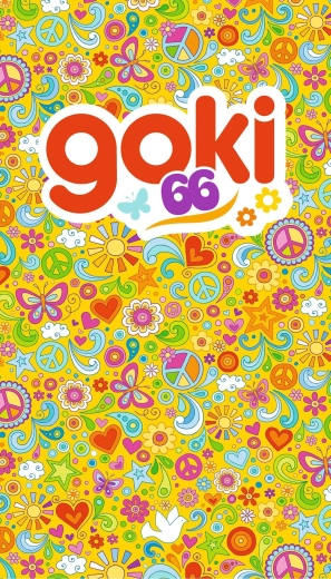 Textiele hangbanner Goki - 1 stuk