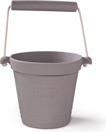 Siliconen strandemmertje donkergrijs BIGJIGS TOYS