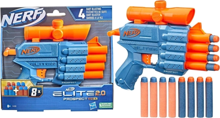Nerf Elite 2.0 Prospect QS 4 pistoolblaster