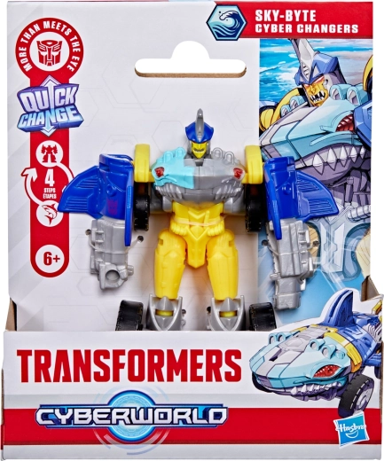 Hasbro Transformers Cyberworld Sky-Byte – transformerende robot haai