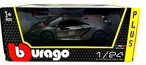 Model Lamborghini Sesto Elemento 1:24 Metallic Grijs