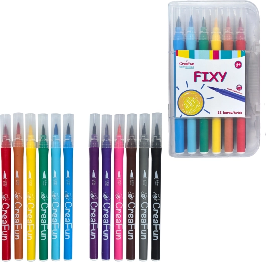 CreaFun viltstiften 12 kleuren