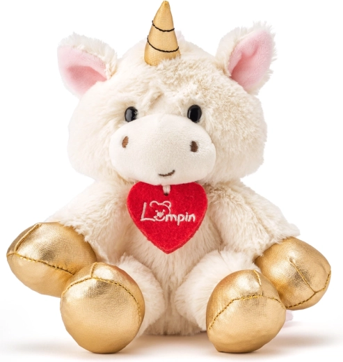 Pluchen eenhoorn Goldie 16 cm