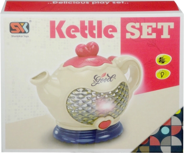 Speelgoed – waterkoker met licht en geluid