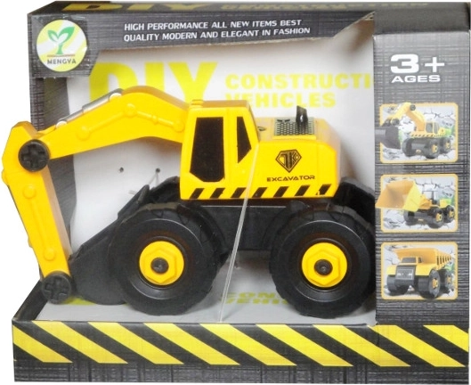 Bouwvoertuig – schroefbare graafmachine voor kinderen