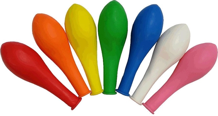 Latex ballonnen 30 cm – mix van kleuren, 12 stuks