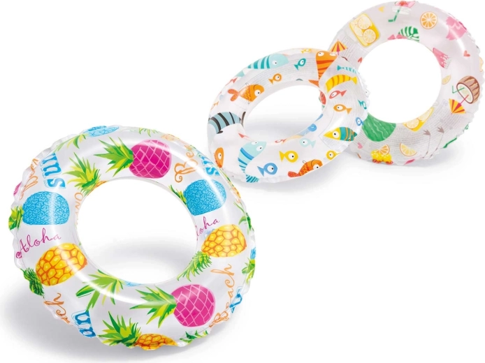 Opblaasbare zwemband 51 cm INTEX – zomerse motieven