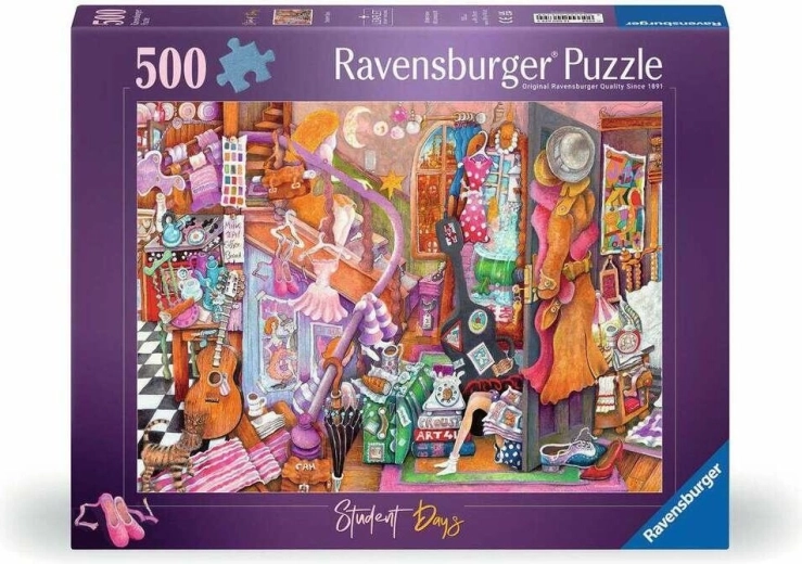 Ravensburger puzzel Studententijd 500 stukjes