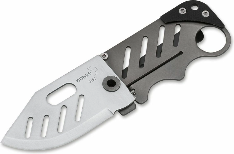Böker Plus Credit Card Knife halsmes, 5,8 cm, G10 en titanium