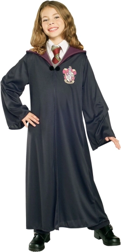 Harry Potter Gryffindor mantel met capuchon voor kinderen (116–122 cm) - 1 stuk