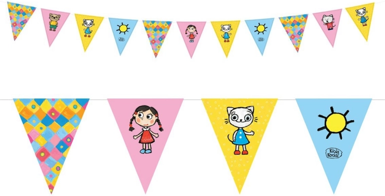 Papieren slinger KICIA KOCIA 2,5 m