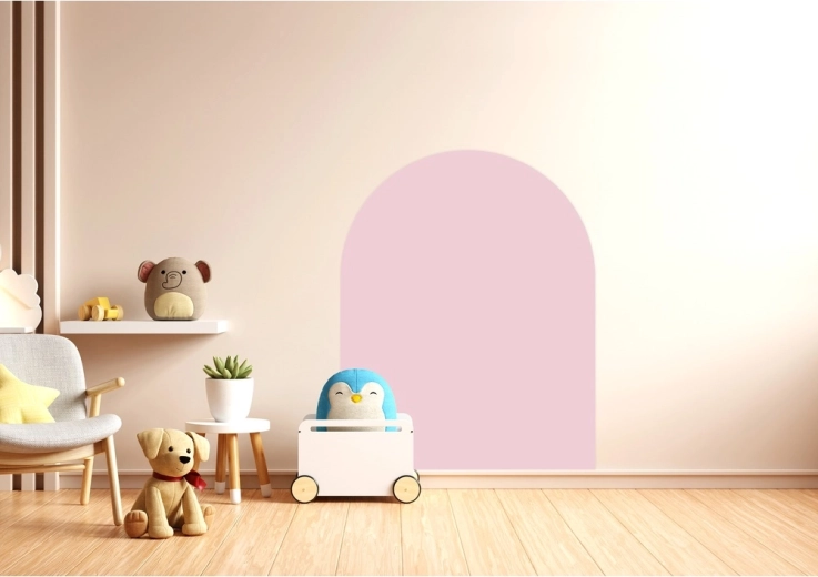 Cleverclixx magnetische wandfolie Dream Pink 95 × 75 cm